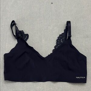 Nautica Blue Lace Trim Bralette